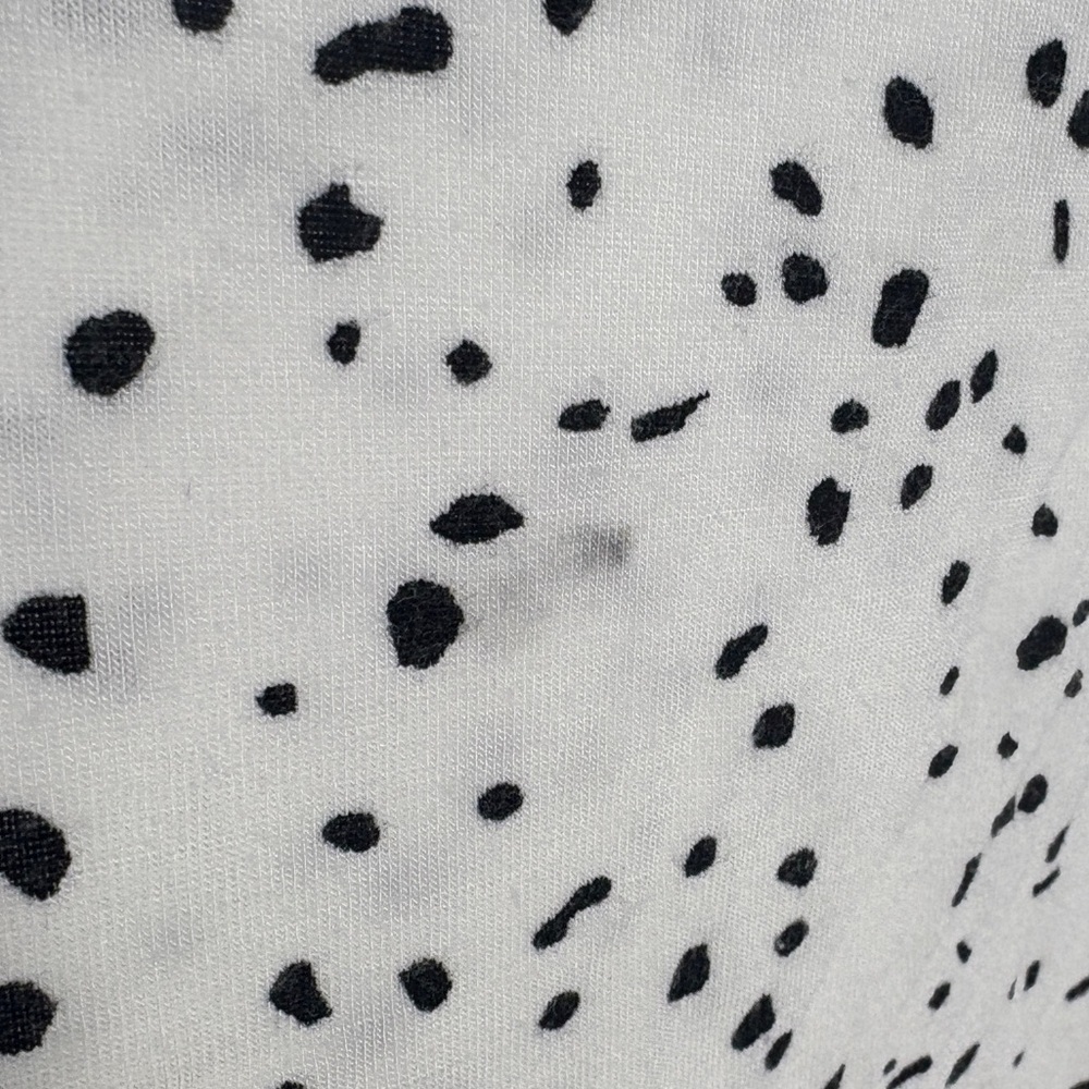 Nine Britton White and Black Dotted Short Sleeve Top - Picture 7 of 7